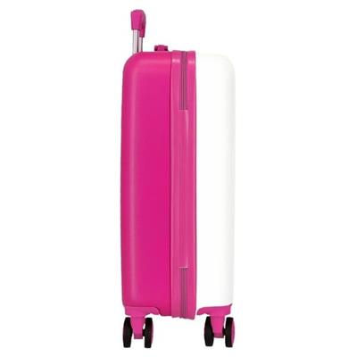 VALIGIA MINNIE BIANCA E FUCSIA 55CM