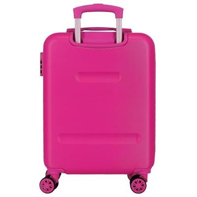 VALIGIA MINNIE BIANCA E FUCSIA 55CM
