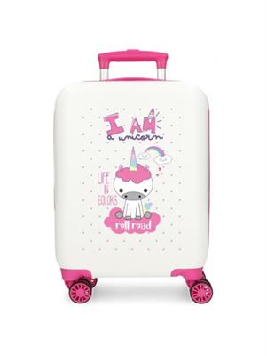 VALIGIA UNICORNO BIANCA 50CM